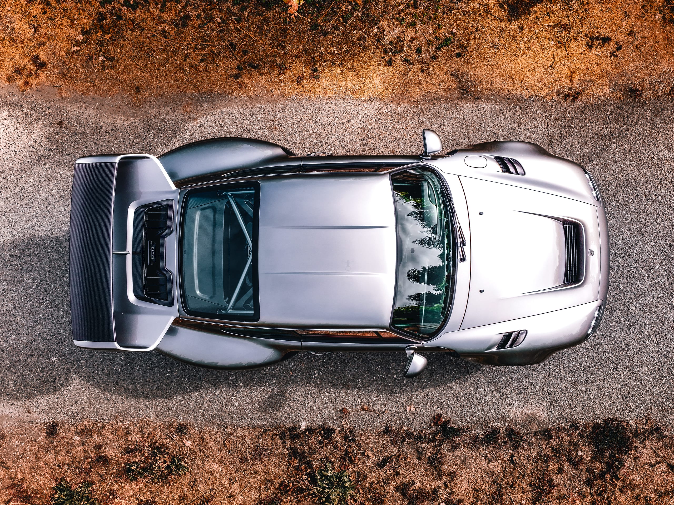 F-26 rear quarter view with wing and exhaust